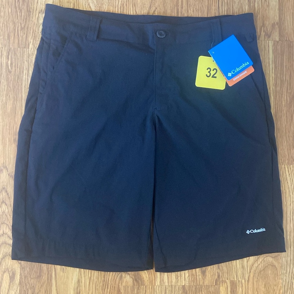 New!  Columbia Men’s Shorts Size 32 Black